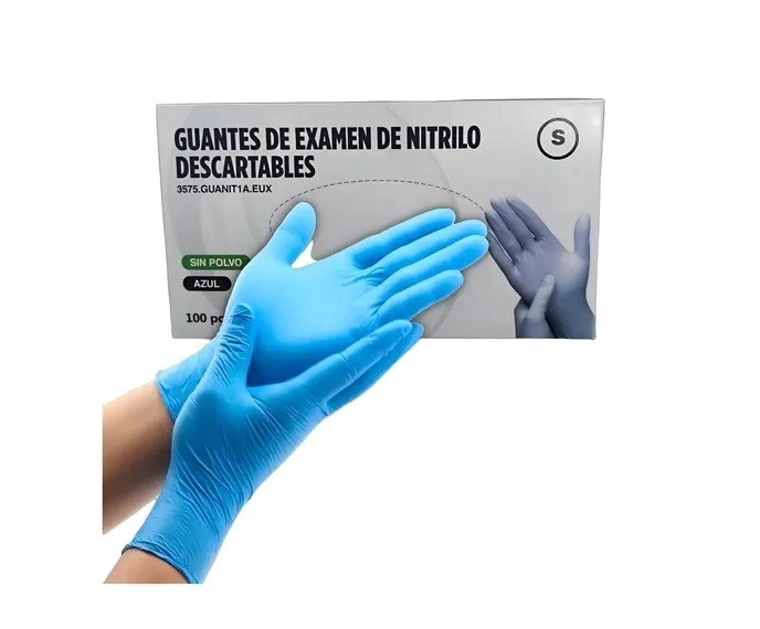 GUANTES NITRILO EXAM X 100 UN