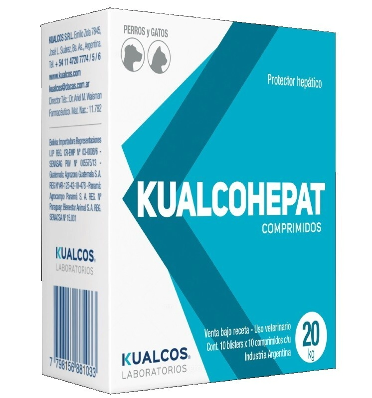 KUALCOHEPAT 700 MG (20 KG) 100 COMP.