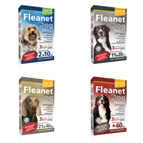 FLEANET DOG  2 A 10 KG