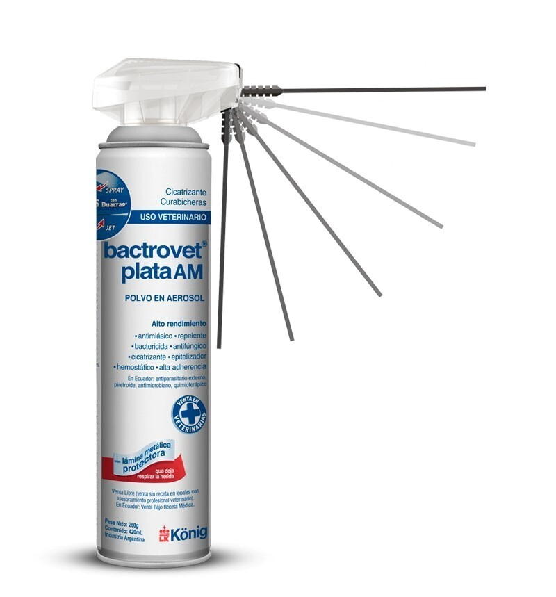 BACTROVET PLATA AM X 420 ML (DUAL TAP)