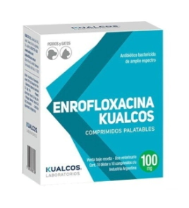 ENROFLOXACINA KUALCOS 100 MG x 100 COMP