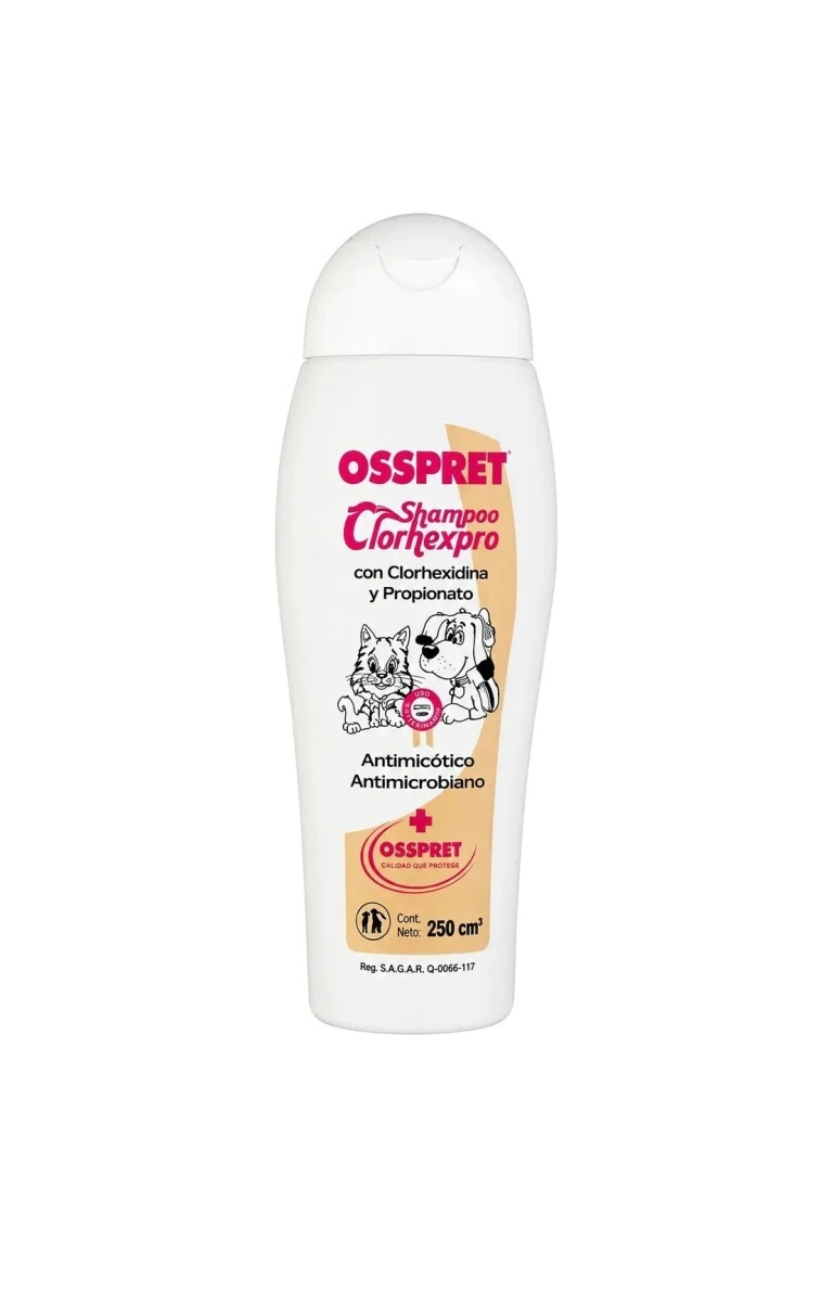 SHAMPOO OSSPRET CLOREXPRO x 250 ML