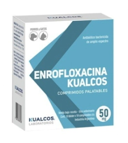 ENROFLOXACINA KUALCOS 50 MG x 100 COMP