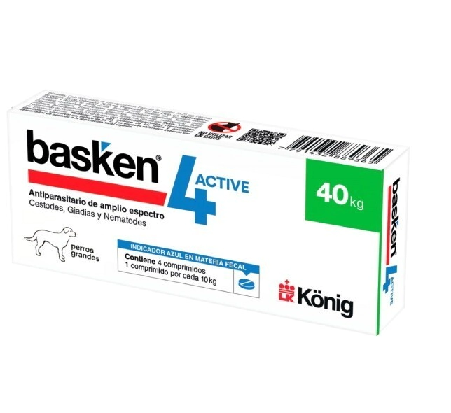 BASKEN 4 ACTIVE PERROS GRANDES 40 KG
