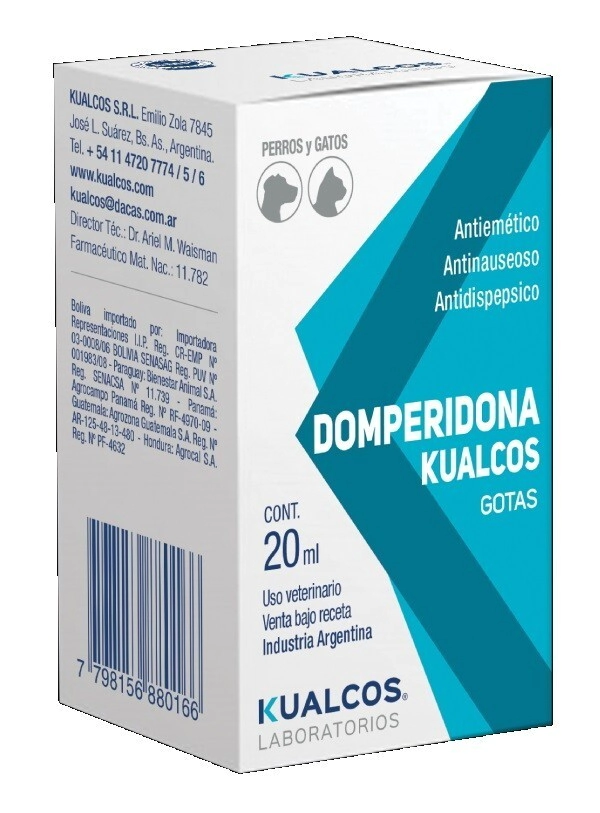 DOMPERIDONA KUALCOS GOTERO X 20 ML