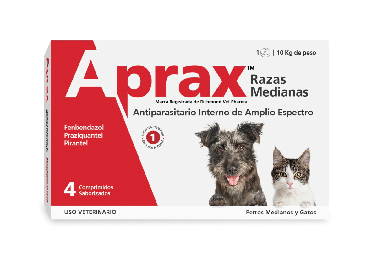 APRAX 4 40 KG  RAZAS MEDIANAS X 4 COMP