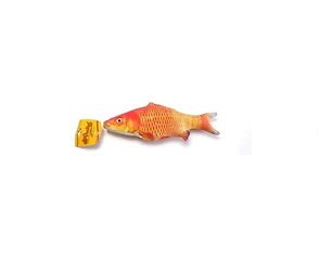 JUGUETE PESCADO ESCAMAS CATNIP 20 CM
