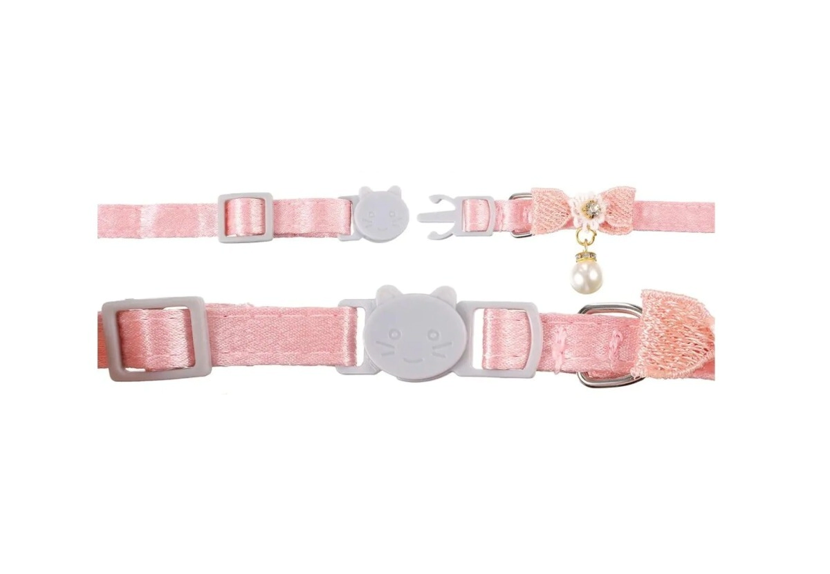 COLLAR GATO AJUSTABLE HEBILLA CARA GATO