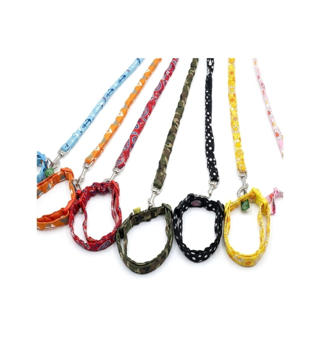CONJUNTO COLLAR Y CORREA ESTAMPADO N1