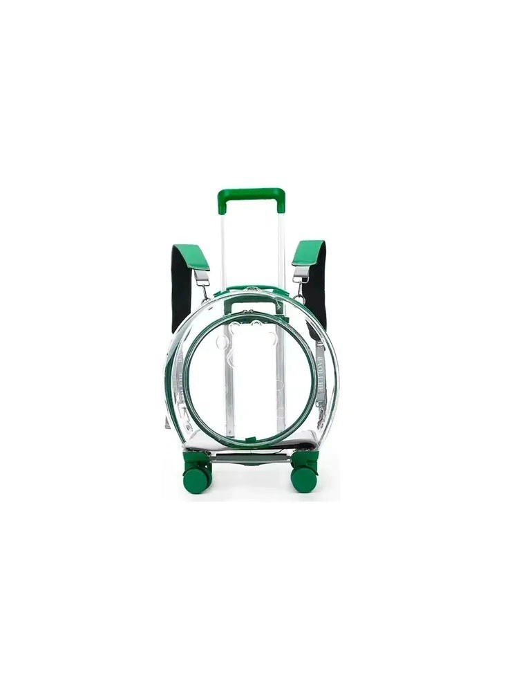 BOLSO CRISTAL CON RUEDAS Y CARRO 50 CM