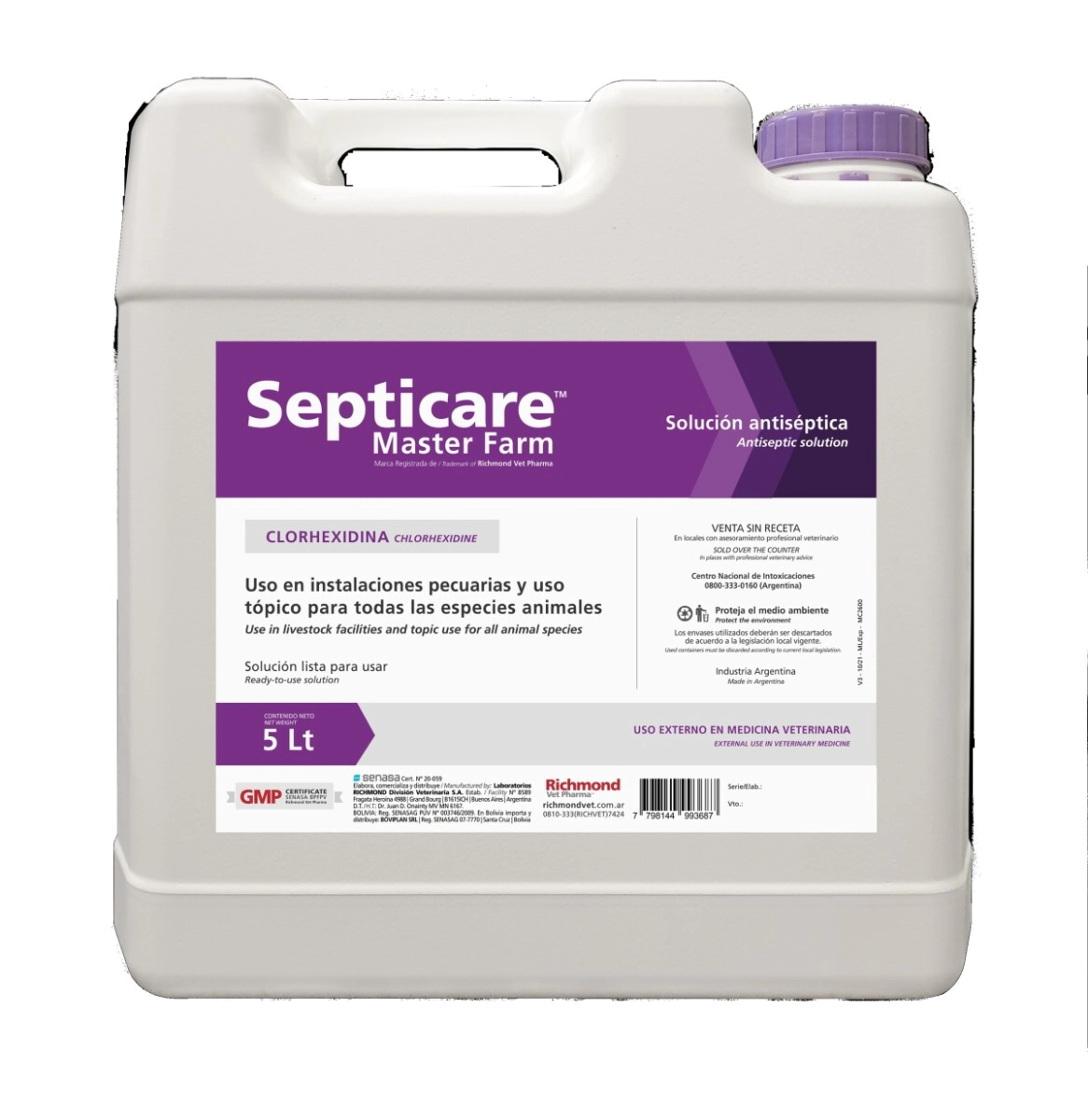 SEPTICARE MASTER FARM 5 LTS