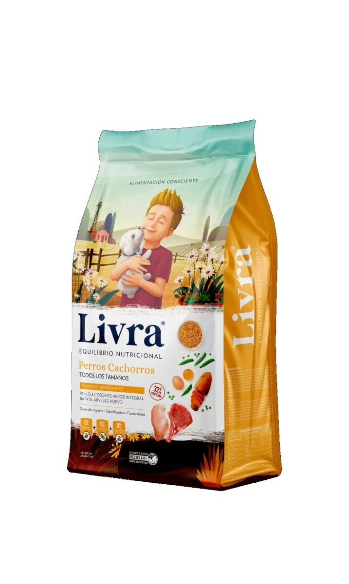 LIVRA PERRO CACHORRO X 7,5KG (Amarillo)