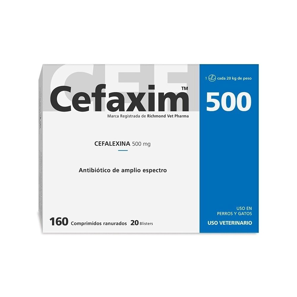 CEFAXIM 500 MG X 160 COMP.