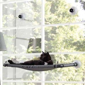 HORIZONT CAT WINDOW PEARCH - GRIS