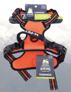 HIKING HARNESS L NARANJA Y NEGRO