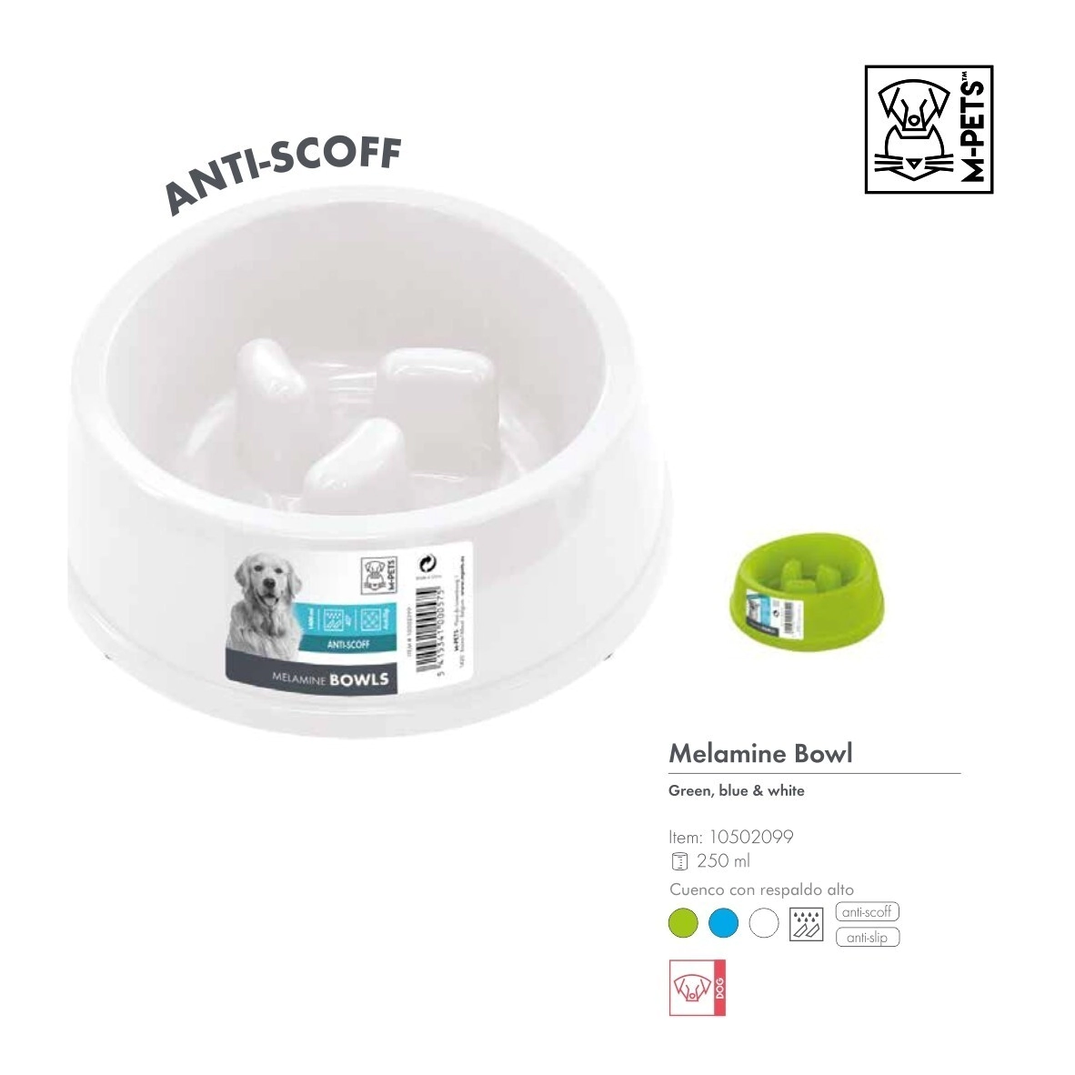MELAMINE SLOW BOWL   250 GR