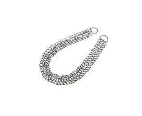 COLLAR DE AHORQUE TRIPLE  2 MM X 40 CM