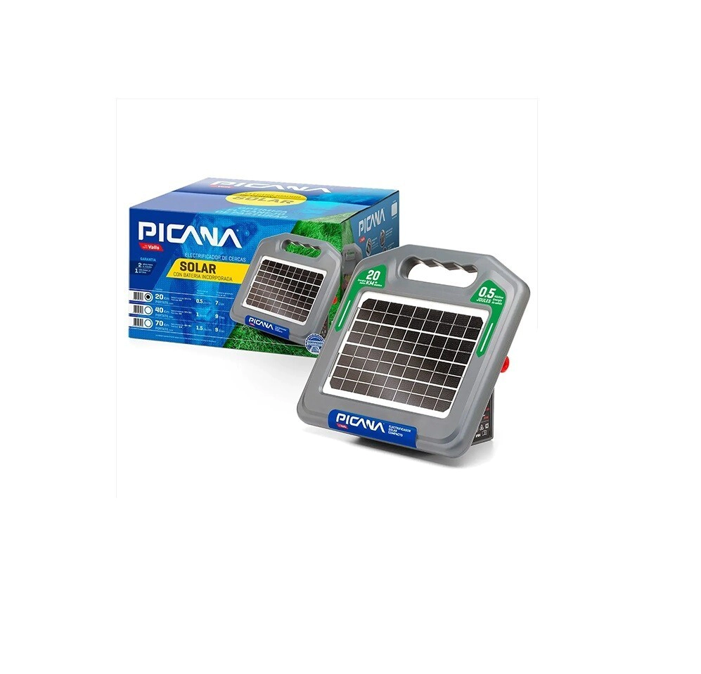 ELECTRIFICADOR SOLAR PORTATIL 20 KM PICANA