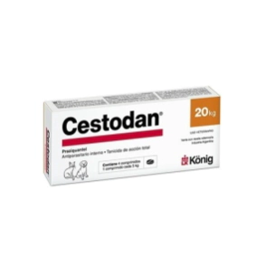 CESTODAN ORAL X 4 COMP