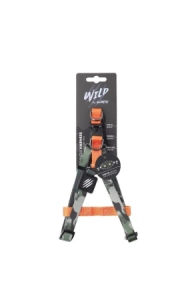 WILD JUNGLE HARNESS - M NARANJA Y CAMUFLADO