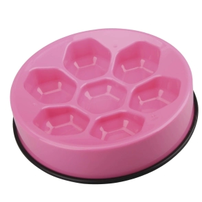 CAVITY SLOW FEED ROSA BOWL COME LENTO - ANTIDESLIZANTE