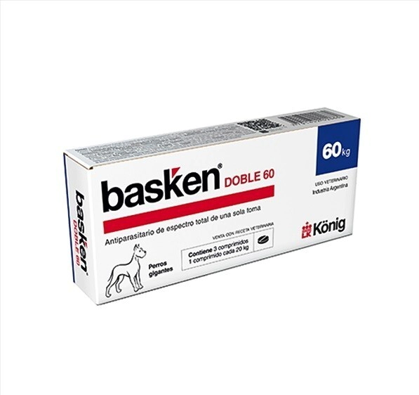BASKEN DOBLE 60 HOSPITALARIO x 60 COMP