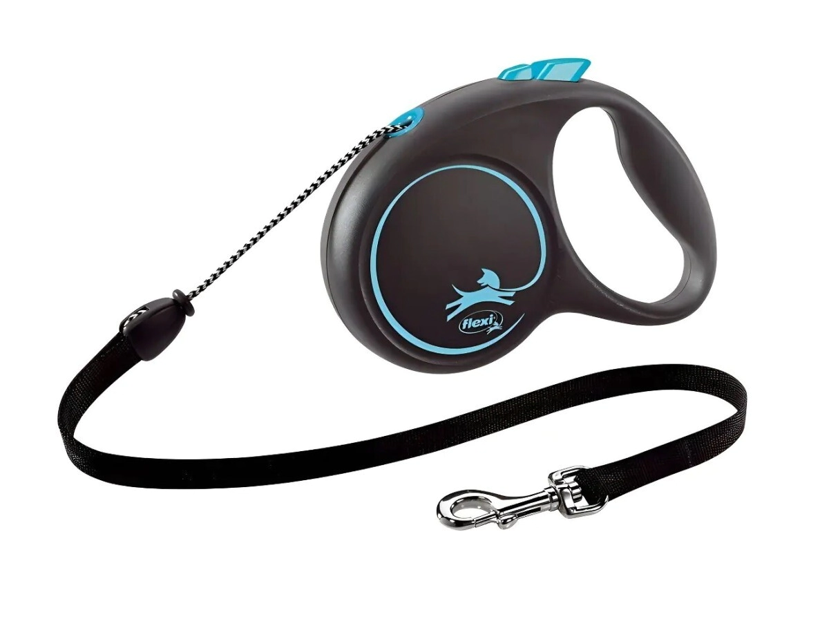CORREA FLEXI BLACK DESIGN CINTA M AZUL