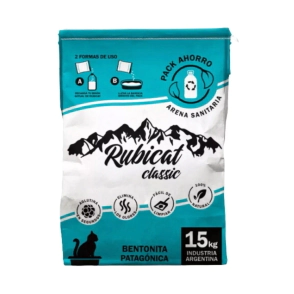 ARENA SANITARIA PACK AHORRO RUBICAT CLASSIC X 15 KGS