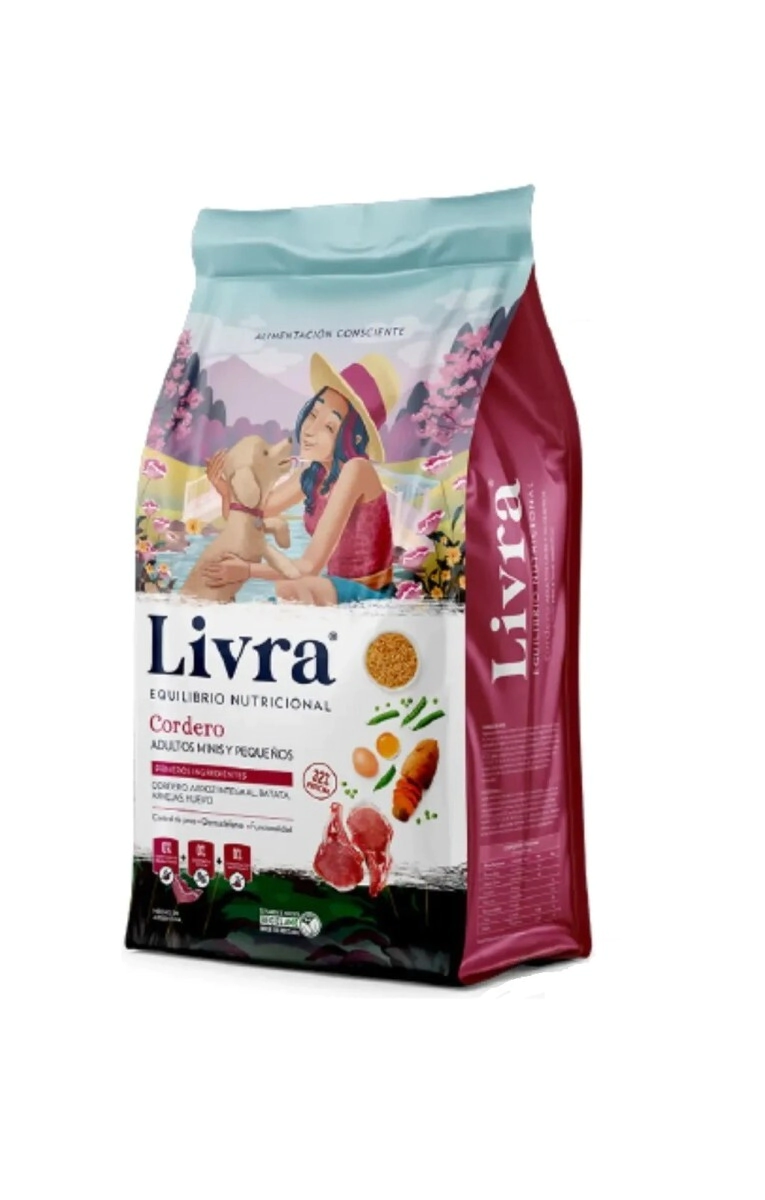LIVRA PERRO CORDERO MINIS & PEQUE�OS X 7,5 KG