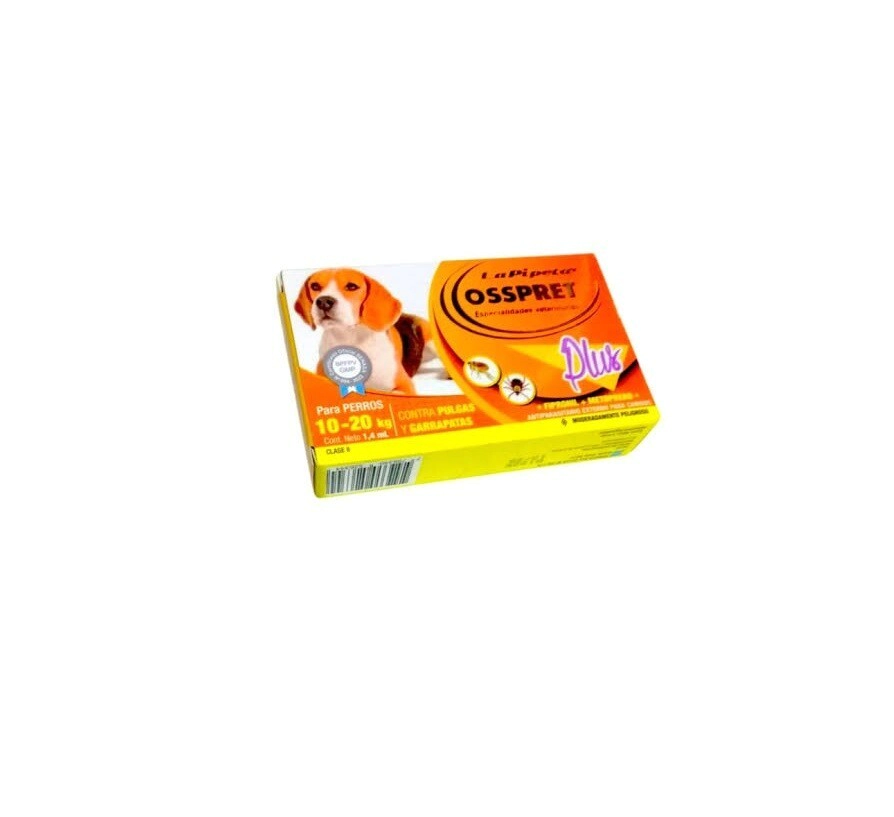 LA PIPETA PLUS OSSPRET X 1,4 ML 10 KG A 20 KG