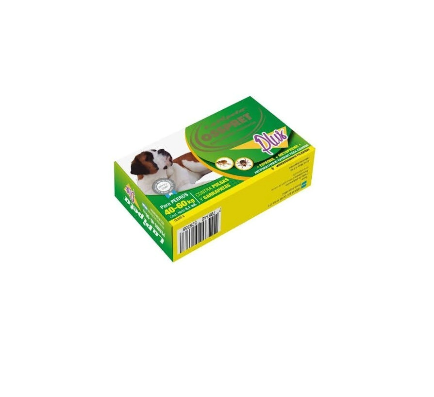 LA PIPETA PLUS OSSPRET X 4,1 ML 40 KG A 60 KG